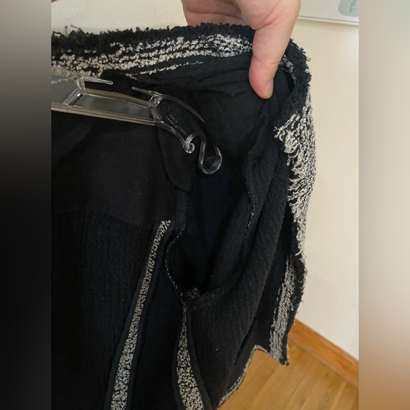 IRO Shavani Women's Black and White Tweed Jacket Blazer M 40 6 8 - Picture 4 of 11